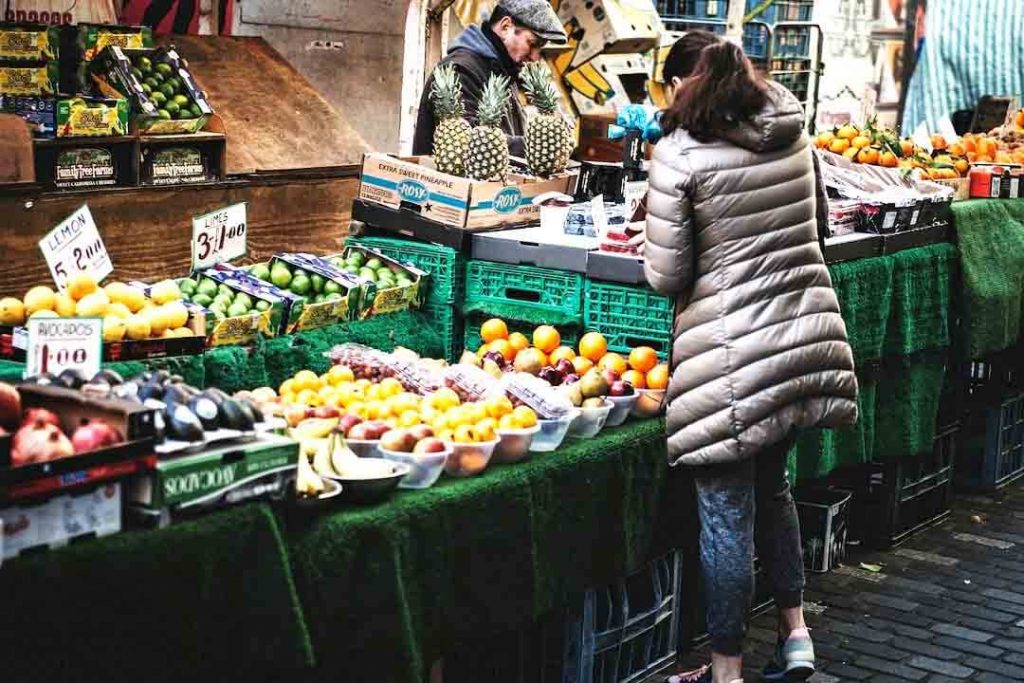 Mercato locale verdura di stagione Gennaio