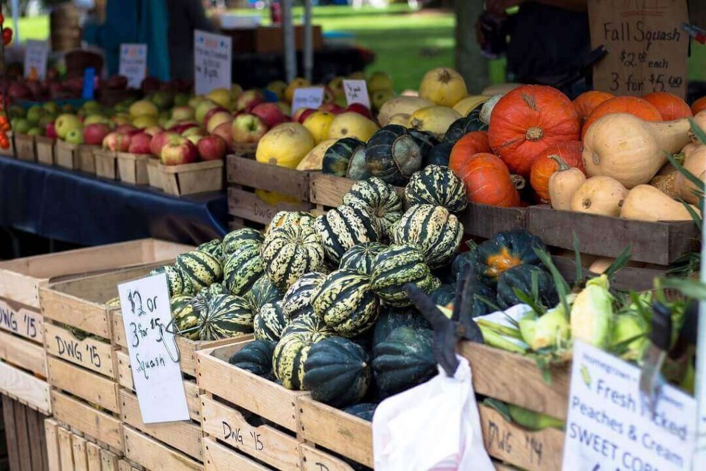 mercato locale verdura di stagione febbraio